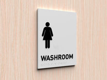 Load image into Gallery viewer, Washroom Signs - Digital Printed, Tactile
